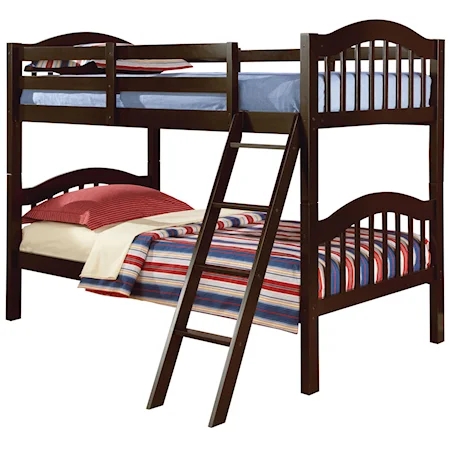 Twin Stacker Bunk Bed with Ladder